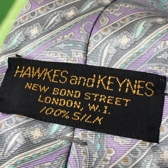 Men’s Silk Tie London’s Hawkes and Keynes cool 😎 - Picture 3 of 3